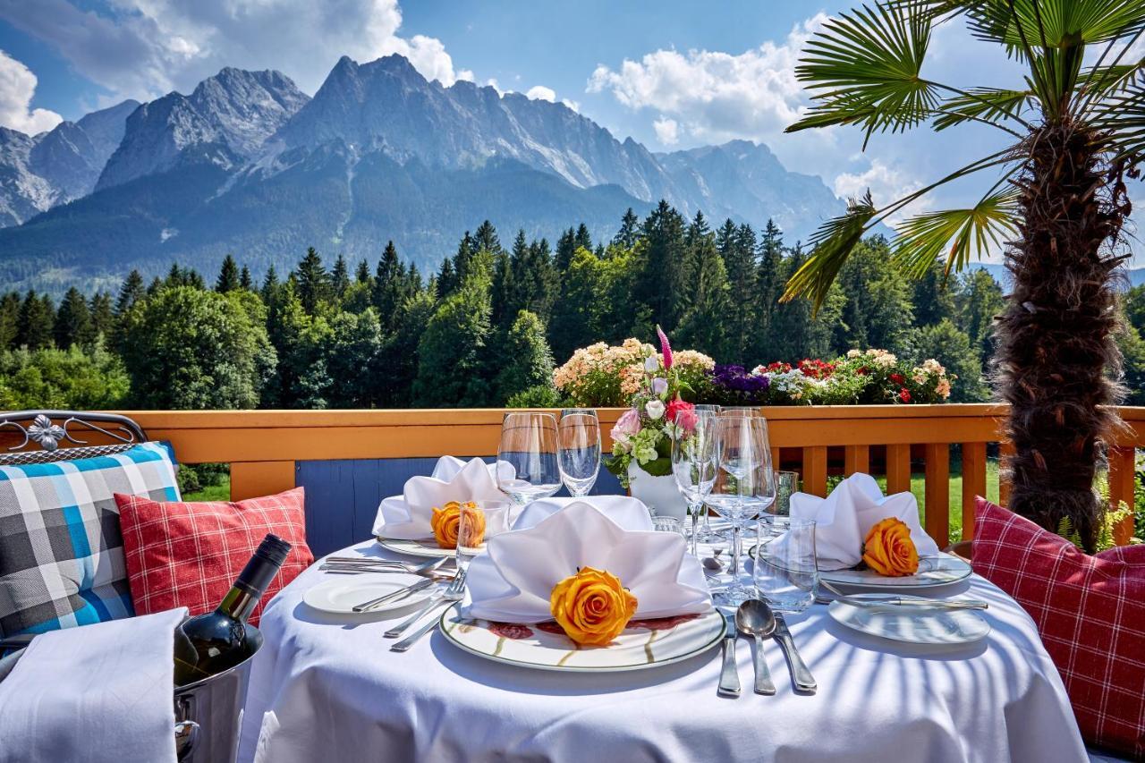 Romantik Alpenhotel Waxenstein Grainau Exterior foto